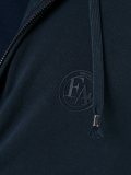 two-way zipped hoodie