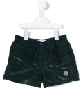 iridescent swim shorts