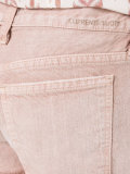 frayed hem denim shorts