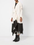 asymmetric midi coat