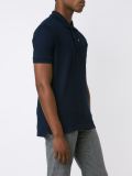cross embroidered polo shirt