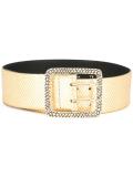 snakeskin effect belt