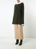 ribbed detail jumper 