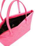 logo embossed tote