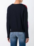 floral sleeve jumper