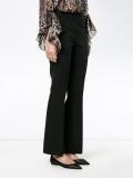 high waisted flared trousers
