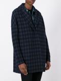 checked coat 