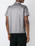 metallic effect polo shirt