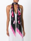 flora skinny fringed scarf