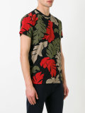 leaf print T-shirt 