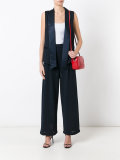 sleeveless blazer-inspired jacket 