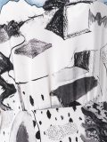 balloon sleeve print dress