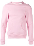 split-open back sweatshirt