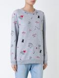 multi print sweatshirt