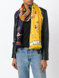 floral print scarf