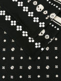 skulls print scarf