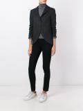 double striped fitted jacket