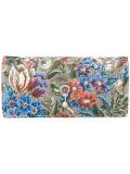 floral pattern continental wallet