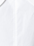 ruffled sleeves V-neck blouse