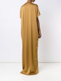 long length v-neck dress