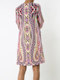 allover abstract print dress