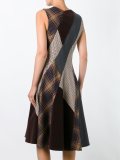 flared patchwork dress