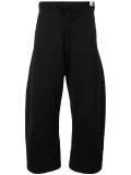 drop-crotch cropped sweatpants  