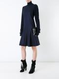 'Knit Sleeve Flare'连衣裙