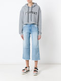 cropped 'Combat' hoodie