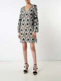 patterned shirt dress