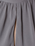 halter neck top with tie detail