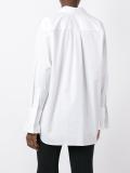 contrasting trim blouse