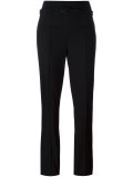 slim-fit tailored trousers