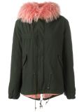 chest pocket parka coat