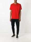 spider-web print T-shirt