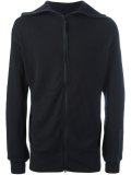 roll neck zipped cardigan