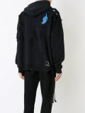 destroyed effect hoody