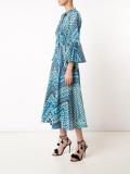 stylised print shift dress 