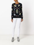 intarsia leaf jumper 