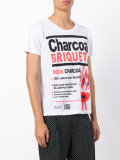 charcoal print T-shirt