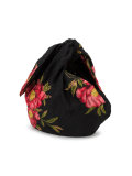peony jacquard tote bag