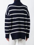 striped turtle neck sweater