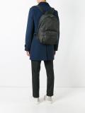 tonal print backpack