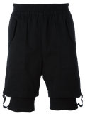 layered cuff shorts