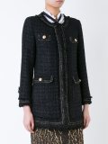 long bouclé jacket