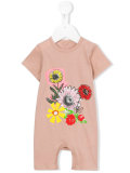 floral print all-in-one