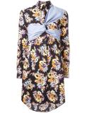 wrapped shirt dress 