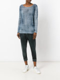 blurry stripes jumper