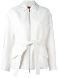 padded belted jacket
