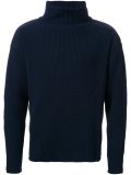 ribbed high neck jumper